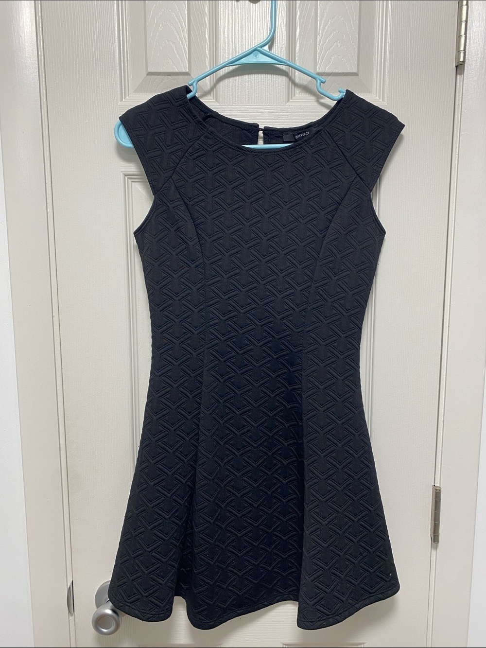 Forever21 Classic Textured Fit-and-Flare Dress